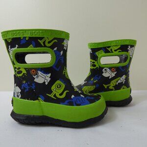 BOGS Toddler Monster Rainboots, Size 5